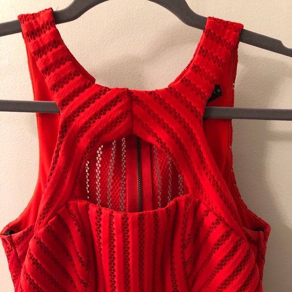 Red Cocktail Dress - Picture 5 of 7